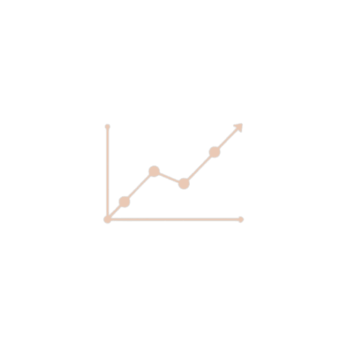 Simple line graph with a green background