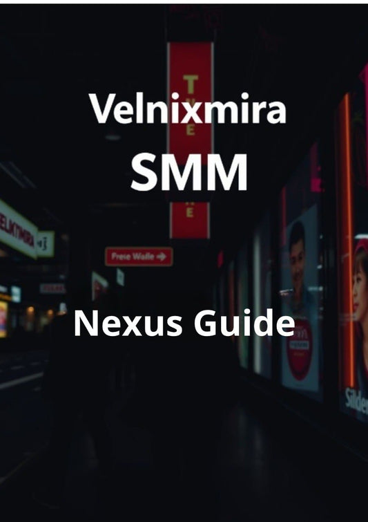 Nexus Guide text overlay on a dark background with illuminated signs.